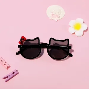 Toddler/Kid Cat Pattern Bow Decor Fashion UV Protection Sunglasses (with Box) #1034824