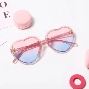 Toddler/Kid Heart Frame Sunglasses (with Glasses Case) #1060250