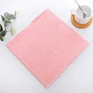 3pcs Baby Washcloths Microfiber Coral Fleece Extra Absorbent and Soft #1195985
