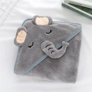 Baby Hug Blanket Spring Winter Autumn Newborn Air Conditioner Quilt Bath Towel Coral Fleece Hat Wrap Warm Birth Blanket Gift #806203