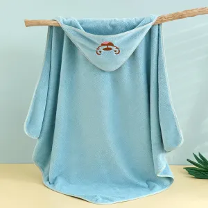 Cartoon Hooded Animal Baby Bathrobe Coral Fleece Baby Spa Towel Kids Bath Robe Infant Beach Towels #862049
