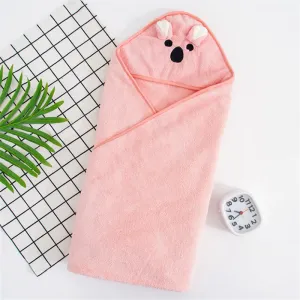 Cartoon Hooded Animal Baby Bathrobe Cotton Baby Spa Towel kids bath robe infant beach towels #841912