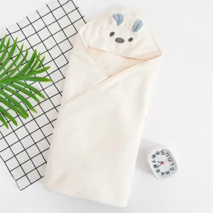 Cartoon Hooded Animal Baby Bathrobe Cotton Baby Spa Towel kids bath robe infant beach towels #841913