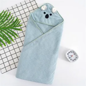 Cartoon Hooded Animal Baby Bathrobe Cotton Baby Spa Towel kids bath robe infant beach towels #841914