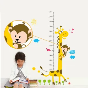 Animal World Height Chart for Kids - Encourage Exercise and Growth #1064999