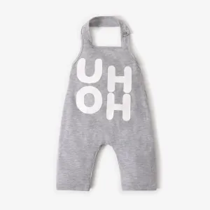 Baby / Toddler Trendy Letter Print Strappy Onesies #828782