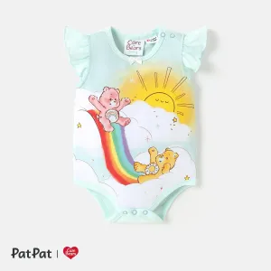 Care Bears Baby Boy/Girl Cotton Flutter-sleeve Bear Print Romper #847673