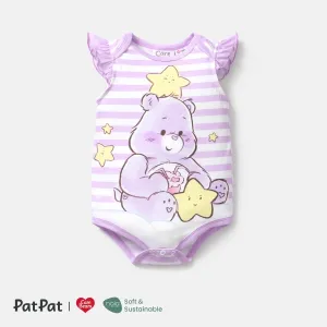 Care Bears Baby Girl Cartoon Bear Print Short-sleeve Naiaâ¢ Romper #778498
