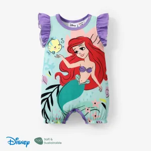 Disney Princess Ariel/Belle/Snow White 1pc Baby Girls Naiaâ¢ Floral Ruffled-Sleeve Bodysuit