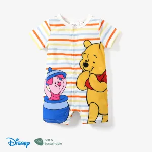 Disney Winnie the Pooh 1pc Baby Boys/Girls Naiaâ¢ All-over/Striped Character Print Romper #1329030
