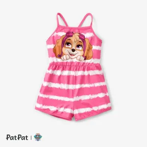 PAW Patrol 1pc Toddler Girls Character Print Striped Romper #1331254