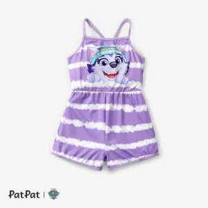 PAW Patrol 1pc Toddler Girls Character Print Striped Romper