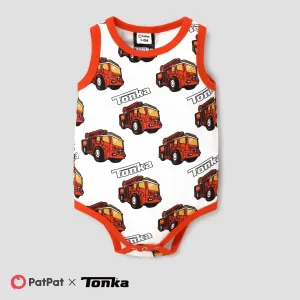 Tonka 1pc Baby Boys Vehicle Print Sleeveless Bodysuit #1326850