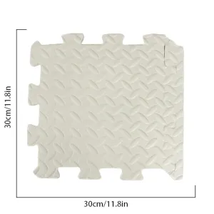 Foam Leaf Pattern Floor Mats - Non-slip and Waterproof, Multiple Colors for Bedroom and Home #1167057