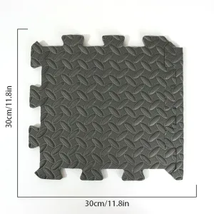 Foam Leaf Pattern Floor Mats - Non-slip and Waterproof, Multiple Colors for Bedroom and Home #1167063