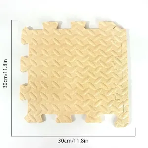 Foam Leaf Pattern Floor Mats - Non-slip and Waterproof, Multiple Colors for Bedroom and Home #1167064