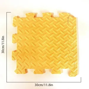 Foam Leaf Pattern Floor Mats - Non-slip and Waterproof, Multiple Colors for Bedroom and Home #1167066