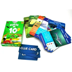 Card Game Guess in 10 Animal Planet Quick Game of Smart Questions Average Playtime 30 Minutes