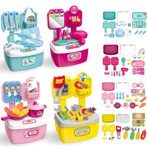Kitchen/Tool Box/Beauty Hair Salon/Doctor Kit Kids Role Play Set Pretend Play Tool Toys #225522