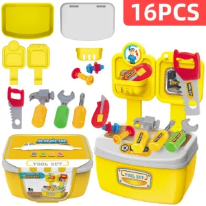 Kitchen/Tool Box/Beauty Hair Salon/Doctor Kit Kids Role Play Set Pretend Play Tool Toys #225523