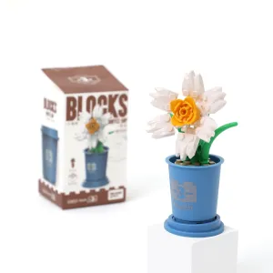Mini Bricks Bonsai Model Building Block Kit DIY Bonsai Tree Succulent Simulation Mini Particle Flower Botanical Building Toys #202920