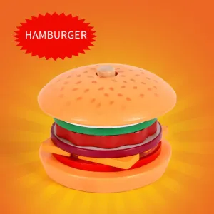Wooden Pretend Play Burger/Sandwich Set for Toddlers #1064596