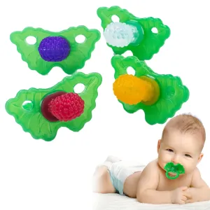 Food-Grade Silicone Baby Teether Toy Fruit Shape Infant Teething Toy Soothe Babies Sore Gums #204742