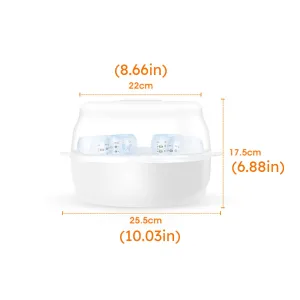 Baby Bottle Sterilizer Box for Microwave