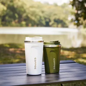 Coffee Travel Mug Stainless Steel Thermos Mug Insulated Coffee Cup for Hot or Iced Drinks #206586