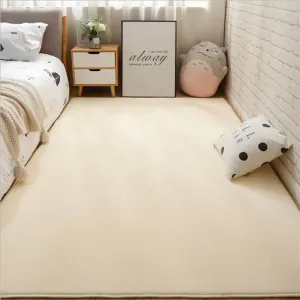Minimalist Pure Color Carpet Bedside Indoor Rug Restaurant Living Bedroom Carpet #1250017