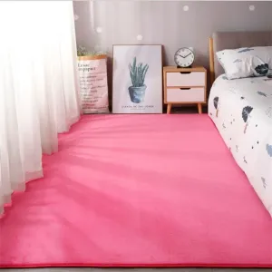 Minimalist Pure Color Carpet Bedside Indoor Rug Restaurant Living Bedroom Carpet #1250018
