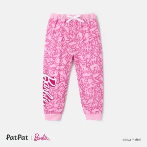 Barbie Toddler Girl Naiaâ¢ Allover Letter Print Casual Pants #1059497