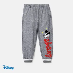 Disney Mickey and Friends Toddler Girl/Boy Character & Letter Print Sweatpants #1067957
