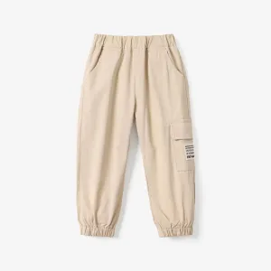 Toddler Boy Casual Pocket Design Elasticized Pants #830113