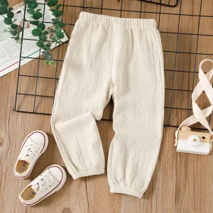 Toddler Girl/Boy 100% Cotton Plain Casual Pants #1046039