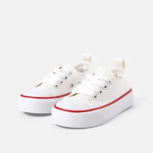 Toddler / Kid Casual Lace Up Canvas Shoes (Toddler US 6-7.5 and Toddler US 8-Little Kid US 11.5 outsole are different) #235596