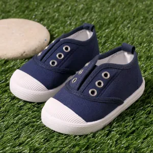Toddler / Kid Solid Breathable Slip-on Canvas Shoes #226918
