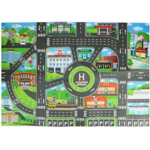 Kids Car Toys City Parking Lot Roadmap English Road Signs Alloy Toy Cars Model Gifts for Boys Girls #196388