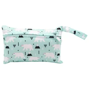 Baby Allover Print Portable Waterproof Diaper Bag Trolley Hanging Bag #1047906