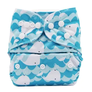 Cartoon Baby Washable Adjustable Cloth Diaper Waterproof Breathable Eco-friendly Diaper #890758