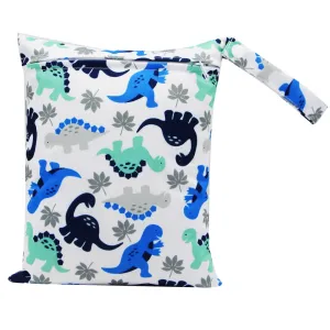 Cloth Diaper Bag Cartoon Animal Pattern Waterproof Wet Dry Bag for Travel Beach Pool Stroller #202061
