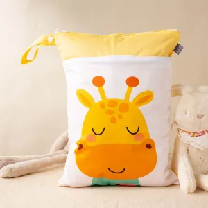 Cute Double-Zipper Waterproof Bag for Storing Baby's Diapers #1168070