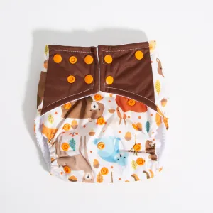 Washable Baby Cloth Diapers - Waterproof and Leakproof with Three-Layer Design for Comfortable Fit #1067502