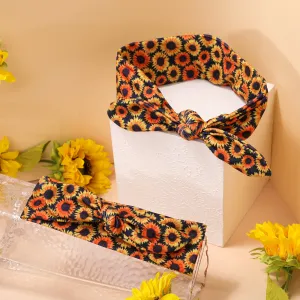 2-pack Allover Floral Print Knot Headbands for Mom and Me #1055305