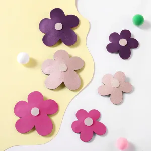 2-pack Flower Pattern Pretty Hair Clips for Mom and Me #1044742