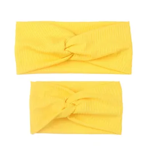 2-pack Solid Cross Striped Headband for Mom and Me #1039099