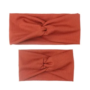 2-pack Solid Cross Striped Headband for Mom and Me #1082744