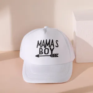 Letters Print Baseball Cap for Mom and Me #1059591