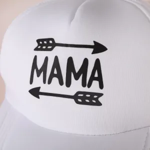 Letters Print Baseball Cap for Mom and Me #1059592