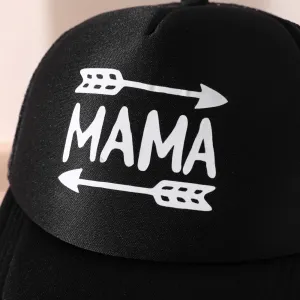 Letters Print Baseball Cap for Mom and Me #1059594